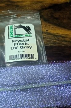 Hareline Krystal Flash UV Gray