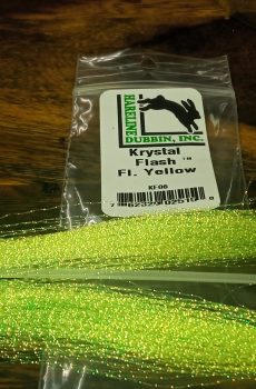 Hareline Krystal Flash FL Yellow