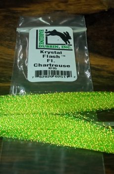 Hareline Krystal Flash FL Chartreuse