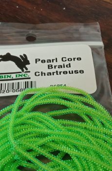 Hareline Pearl Core Chartreuse