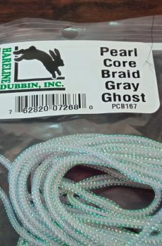 Hareline Pearl Core Ghost Gray
